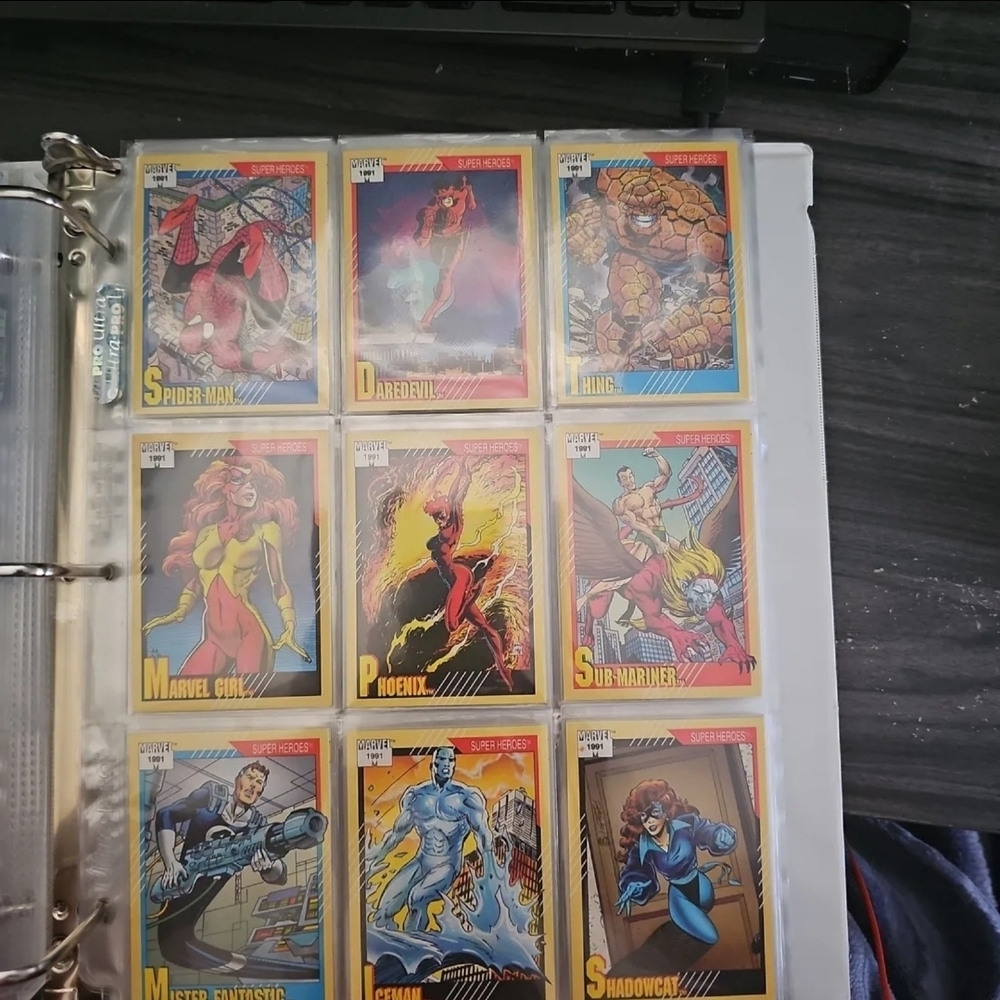 Marvel 1991 marvel complete set 1-162